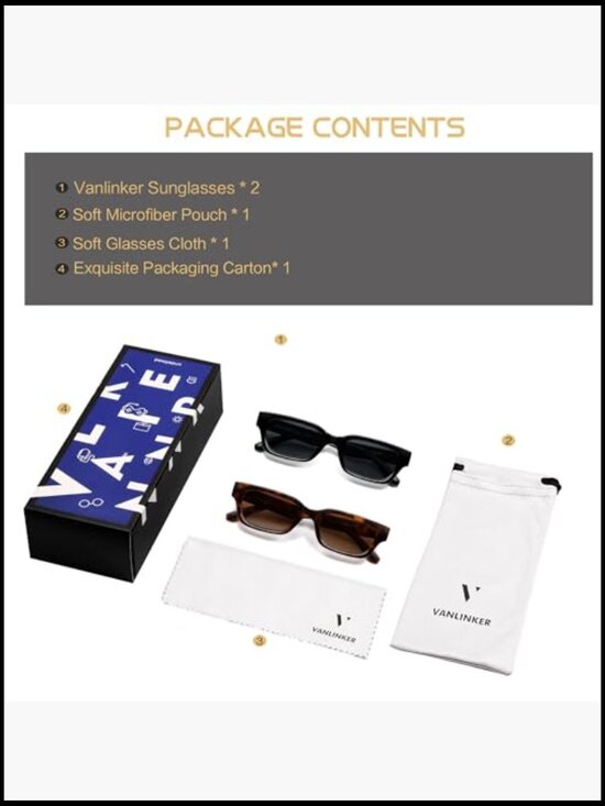 Polarized Square Cat Eye Sunglasses with UV400 Protection main image 5